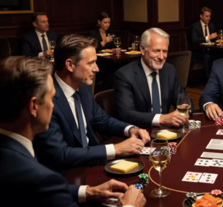 Pokeravond met gasten en kaarten bij AIR COMFORT INSTALLERS