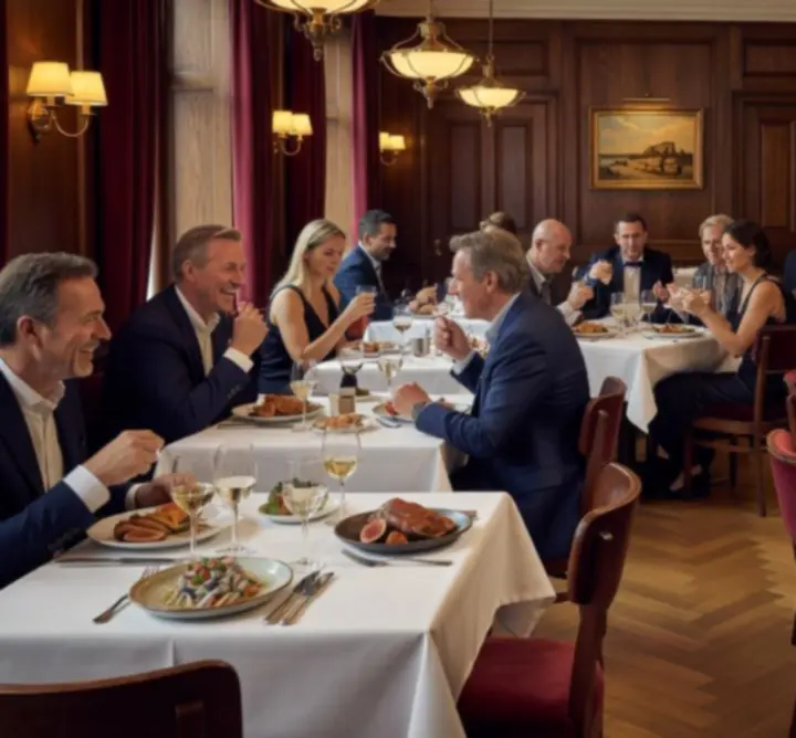 Restaurantinterieur met pokerambiance bij AIR COMFORT INSTALLERS