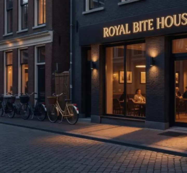 Exterieur van AIR COMFORT INSTALLERS met een stijlvolle entree in pokerstijl